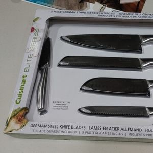 Cuisinart elite series German steel blades 5 piece stainless steel knife…